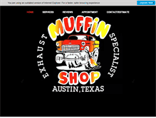 Tablet Screenshot of muffinmuffler.com